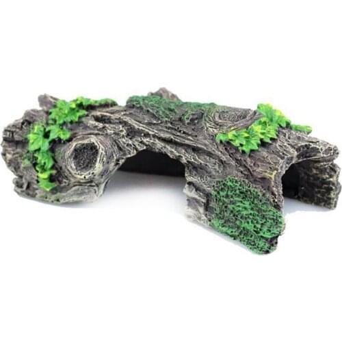 Pet Reptile Nest Aquarium Landscape Tree Hole Decorations Simulation Fish Bowl Ornaments
