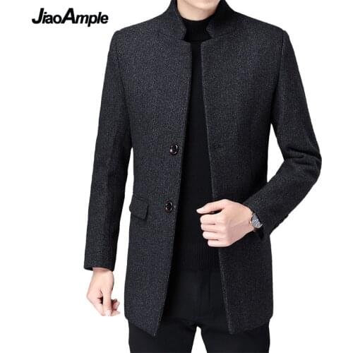 JiaoAmple Mens Wool Coats