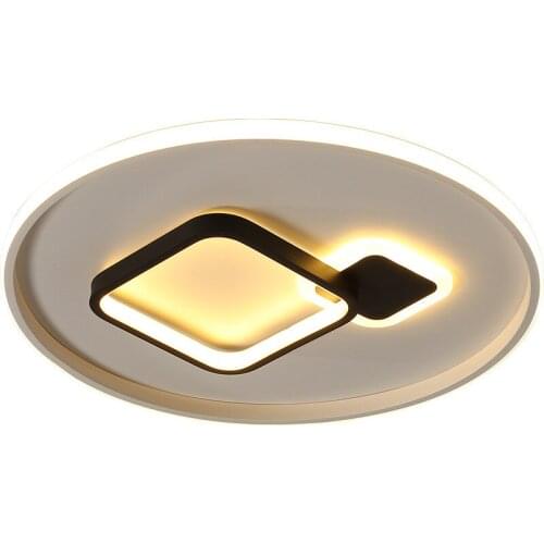 Nordic Minimalist Led Ceiling Lamp Spot Restaurant Living Study Lamp Bedroom Office Personality Black White Body Lighting