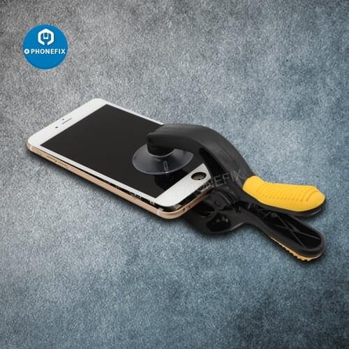 Non-Slip Opening Suction Cup Pliers Mobile Phone LCD Screen Repair Tool Kit Screen Clamping Spring Clip for iPhone/iPad/Samsung