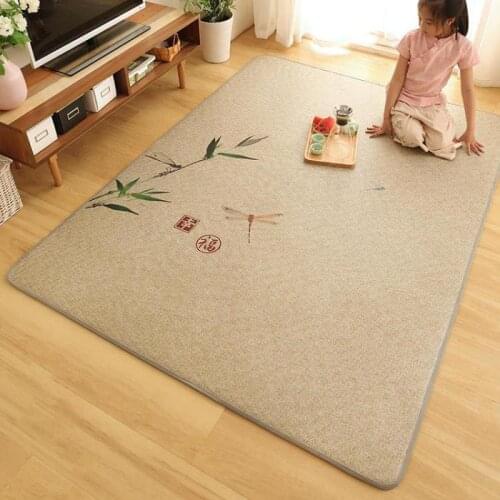 New Chinese Carpet Nordic Living Room Bedroom Rattan Mat Carpet Japanese Style Mat Mat Tatami Mats Bay Window Mat