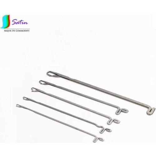 Wholesale Metal Prayer Bead Bead Hole/ Sock/Sweater Crochet Needle With Latch Hook 7.8cm 2MM 3# 100pcs/lot S0060H