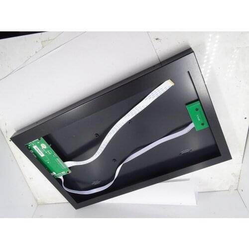 EDP Controller board + Metal alloy back cover case box VGA HDMI-compatible kit for B156XTK01.0 1366x768 Panel screen 15.6" DIY