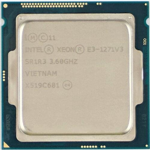 Intel Xeon E3 1271 V3 E3 1271V3 3.6GHz Quad-Core Eight-Thread CPU Processor L2=1M L3=8M 80W LGA 1150