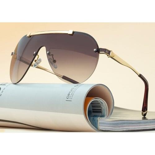 New One-piece Sunglasses Womens Fashion Net Red with Large Frame Conjoined Sunglasses 1232 Wholesale Sunglasses