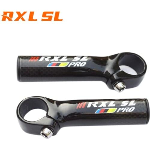 RXL SL Bicycle Handlebar Bar Ends 3K/UD Gloss Carbon Fiber Bike Bar ends Ultralight Bar End Carbon 2018