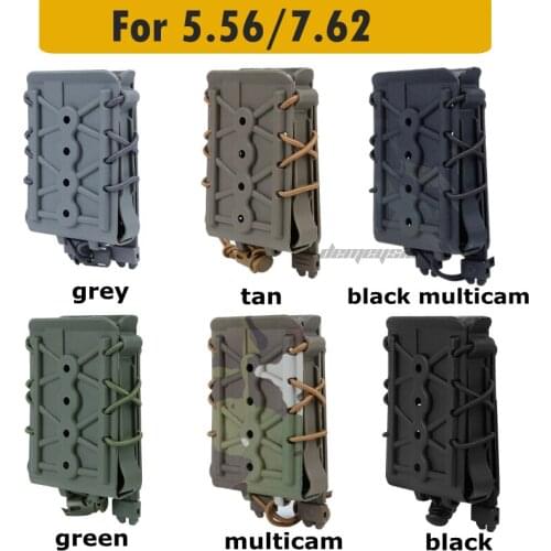 Military Tactical Hunting 5.56 7.62 Fast Magazine Pouch Shooting Molle Quick Release Cs Combat Army Mag Pouch Holster Case Box