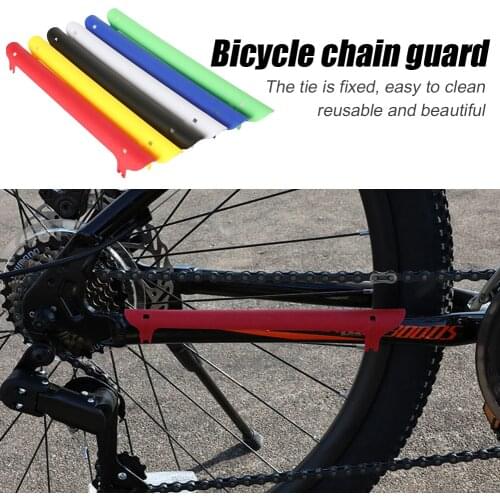 Bicycle Chain Protection Colorful Plastic Cycling Bike Protector Fork Chainstay for Mtb Bike Frame Bicycle Road Guard Rear