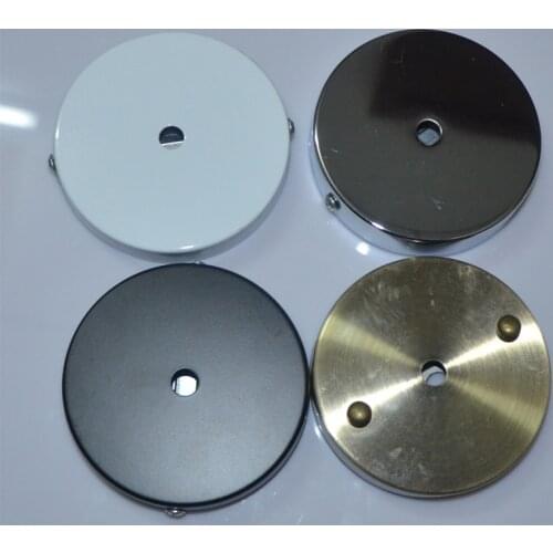 2pc/lot diameter 100mm Vintage Lamp Holder Retro Light Base Antique Ceiling Rose Hook Ring Plate Light Holder Fitting Chandelier