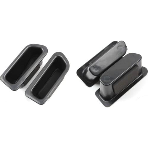 FUNDUOO 2pcs Rear Door Container Armrest Storage Box For VOLVO S60 S60L V60 2010 2011 2012 2013 2014 2015 Free Drop Shipping