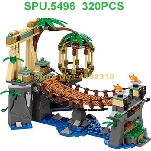 320pcs Ninja Master Falls 4 Dolls Building Block Toy