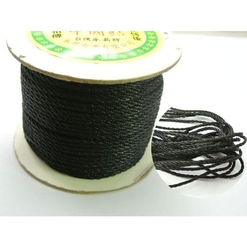 48 Meter Black Nylon Love Rope Binding Bind up Synthetic Silk String 2mm