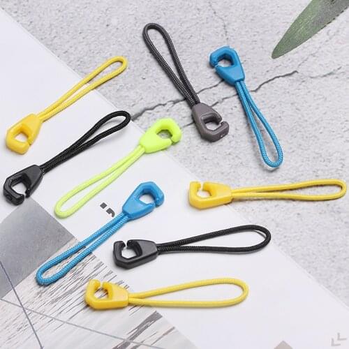 5/10PCS Zipper Pull Puller End Fit Rope Tag Fixer Zip Cord Tab Replacement Clip Broken Buckle Travel Bag Suitcase Tent Backpack