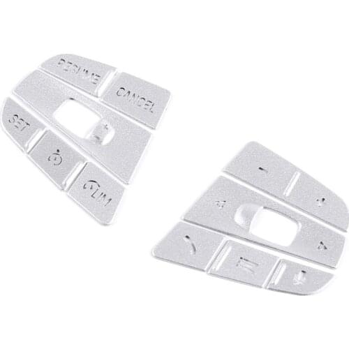 Car Steering Wheel Button Frame Sticker for 3 5 Series X5 X6 X7 2018-2020 Aluminum Decorative Cover Trim Accessories