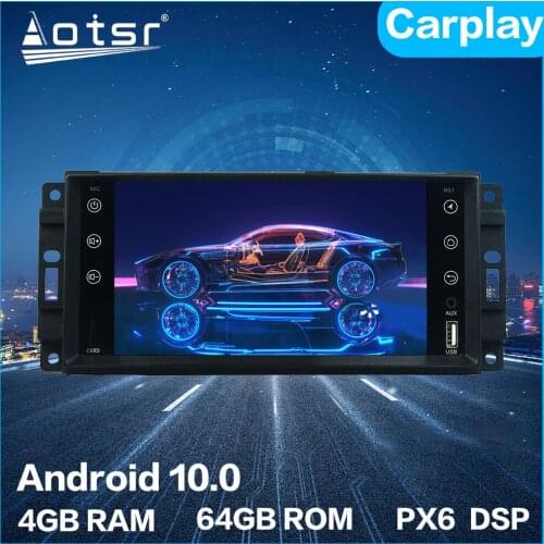 For Jeep Compass Wrangler 2007+ Android 10 64GB Car Multimedia Player Radio GPS Navigation Car Stereo IPS Touch Screen Headunit