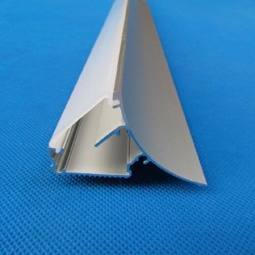 Free Shipping Cost Wall mounting 6063 anodized led aluminum profile for led strip Light 2M/PCS 50M/LOT