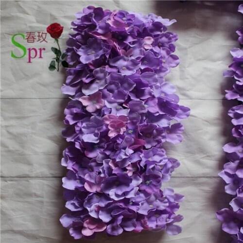 Free Shipping-wedding silk flower hydrangea floral arrangement Roman arches Hanabusa T station kiosk ceremony wedding flower row