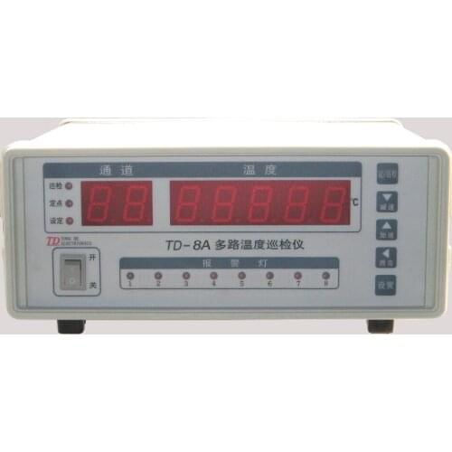 Fast arrival TD-8A-503 Multi-Channel Temperature Meter Channel 8 The thermal resistance PT100,Cu100,Cu50.standard Cu50