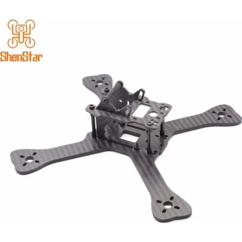 RC Racing Drone 3K Carbon Fiber Fishtail 210mm Frame Kit Super Light Mini Indoor FPV Racer DIY 4-axis Aircraft Accessories