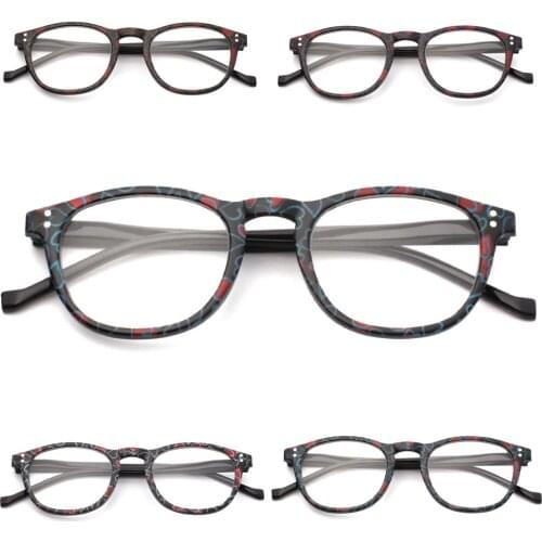 Reading Glasses Men Women Spring Hinges Comfortable Glasses for Reading With Beautiful Patterns Diopter +1.0 +2.0 +3.0 +4.0 +5.0