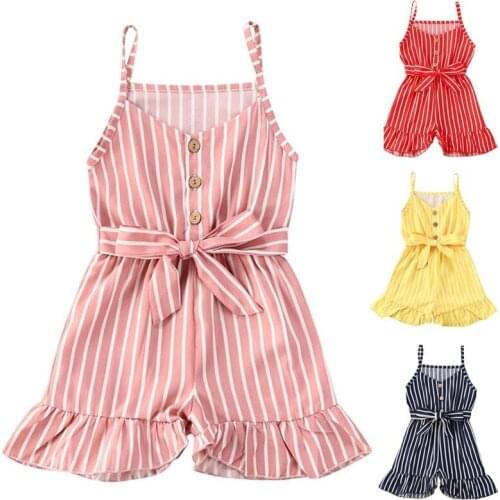 Lamuusaa Summer Overalls For Girls