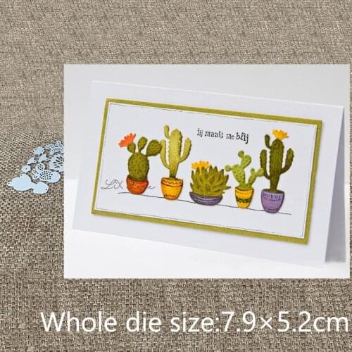 XLDesign Craft Metal Cutting Dies stencil mold cactus plants decoration scrapbook Album Paper Card Craft Embossing die cuts