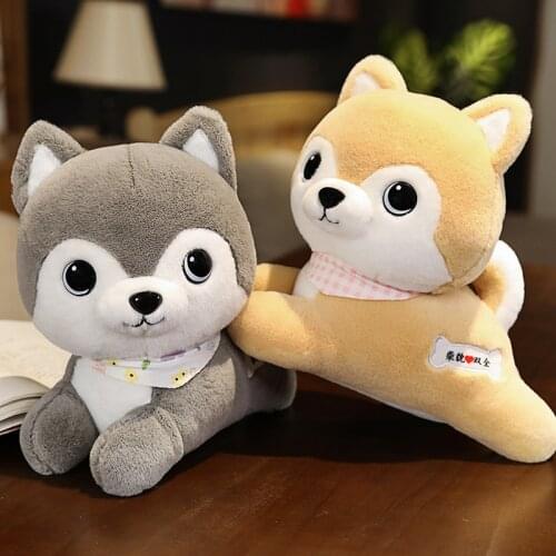 25-40-60cm Cute Soft Shiba Inu Doll filled full Birthday Gift room decoration child comfort toy Pillow Doll Animal Stuffed Plush