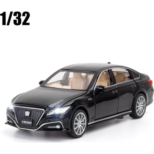 1/32 New TOYOTA CROWN Alloy Car Model Die Cast Classic Luxury Car Favorites Gift For Kids Toys Free Shipping
