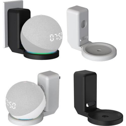 Wall Socket Holder For Amazon Alexa Echo Dot 3rd Gen Support Mount Stand Hanger For Echo Dot 3 Holder Case Plug In Bedroom