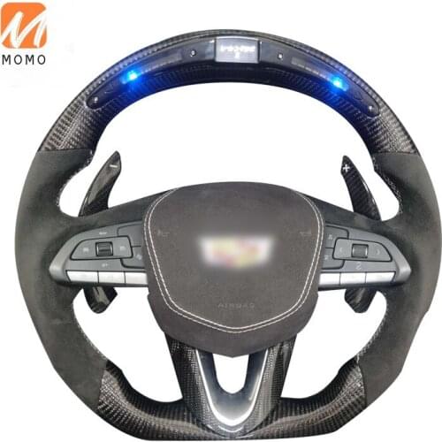 Applicable to CT5 CT4 XT4 Led Competitive Carbon Fiber Sports Steering Wheel Modification Steering Wheel