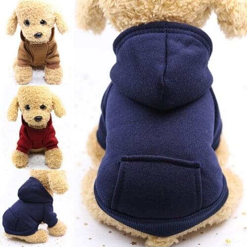 Dogs Cotton Warm Clothing Winter Pet Hooded Coats Pets Sweater For Large Dog Hoodies Yorkie Chihuahua