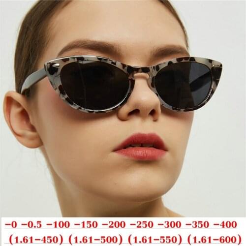 MINCL 2019 Finished Myopia Polarized Sunglasses Women Men Retro round Eye Glasses Women Ultra Light Myopia Eyeglasses uv400 NX