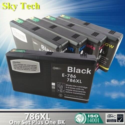 786XL Compatible Ink Cartridge For T7861 - T7864 xl , For Epson WF-4630 WF-4640 WF-5110 WF-5190 WF-5620 WF-5690 etc