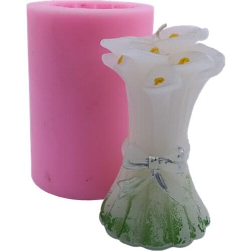 Wedding Design Candle Molds 3D Silicone Mold for Decorating Candle Making