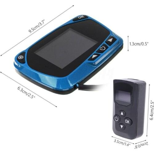 LCD Thermostat Display Switch w/Remote Controller 12V/24V for Air Heater Car