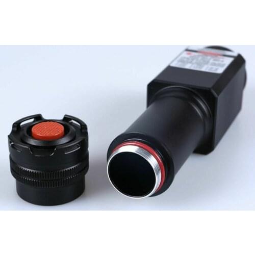 450T-2000 Waterproof Powerful 450nm Blue Laser Pointer Torch Focusable Dot Spot