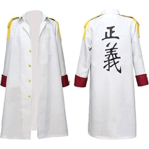Anime Cosplay ONE PIECE Borsalino Coat For Sakazuki Akainu Costume Cloak