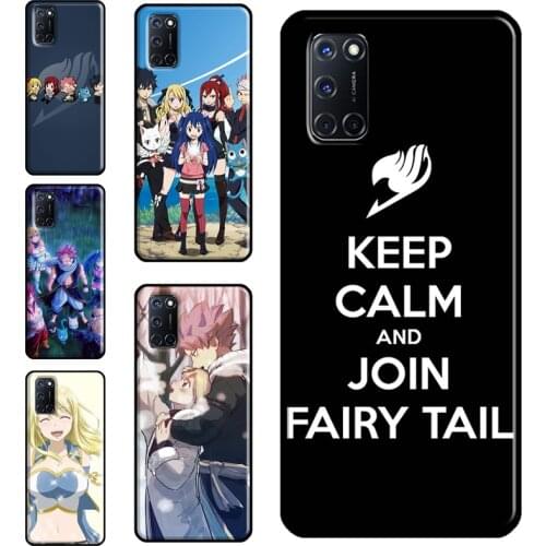 Anime Fairy Tail Case For OPPO Find X3 Pro F5 A1K A3S A5S A15 A52 A72 A83 A91 A93 A5 A9 A31 A53 2020 Cover