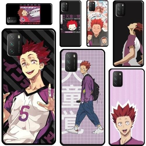 Tendo Satori Haikyuu Anime For POCO X3 Pro M3 F1 F2 F3 Phone Case For Xiaomi Mi 11 Lite 9 10 A3 Mi 11 Ultra 10T Pro