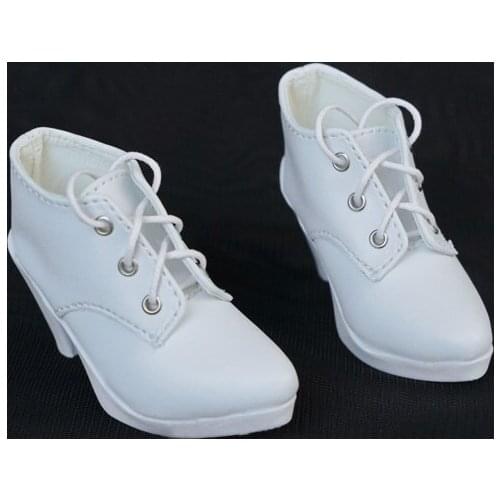 D01-P112 children handmade toy 1/3 1/4 Doll Accessories BJD/SD doll shoes Pointed strap high heel ankle boots 1pair