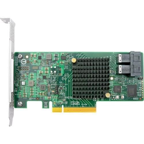 Linkreal 8 Port 12Gbps PCI Express x8 to SAS HBA Expansion Controller Card-LRSA9C08-8I
