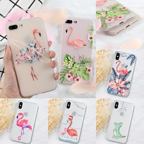Matte White Silicone TPU Case For Huawei Honor 10i 20i 8X 9 20 Lite Mate 20 P20 P30 Lite Pro P Smart Y6 Y9 2019 Flamingo Case