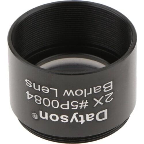 1.25 inch 2x Barlow Lens Metal M28.6*0.6 Thread for Telescopes Eyepiece