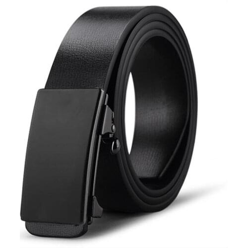 Kemeiqi fashionable mens belt new toothless automatic buckle two-layer cowhide comfortable and durable high-end atmosphere