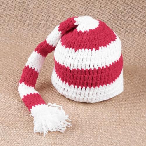 Baby Girl Boy Christmas Hat Crochet Knit Photo Photography Prop Hat Cap Christmas Decoration