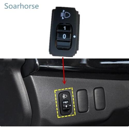 For Mitsubishi Lancer Evo X Outlander ASX Headlight Level Switch Headlamp Leveling Button