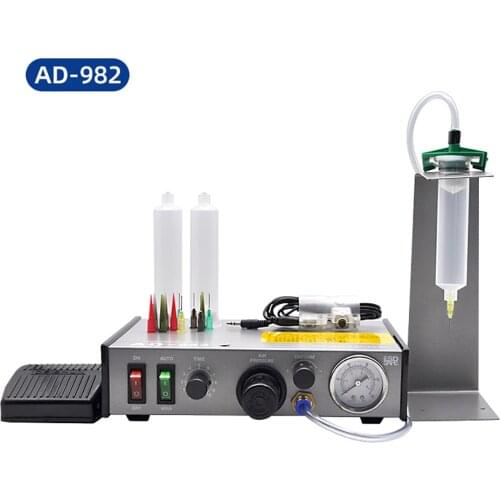 220V Pneumatic Dispensing Controller Auto Glue Dispenser Solder Paste Liquid Controller Dropper Fluid Dispense Doming Machine Y