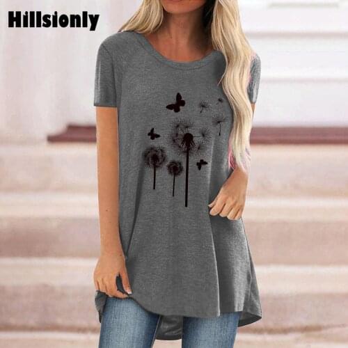 Oversized Print Short Sleeve T Shirt Woman 2021 Ropa Mujer Plus Size Summer Clothes For Women Casaul Tops O Neck T-shirts