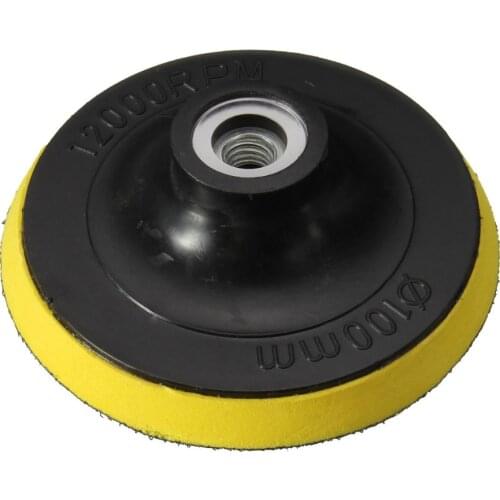 WENXING M10 M14 Backing Pad Car Polisher Bonnet Holder 34567inch Angle Grinder Wheel Sander Paper Disc Car Polishing Polisher