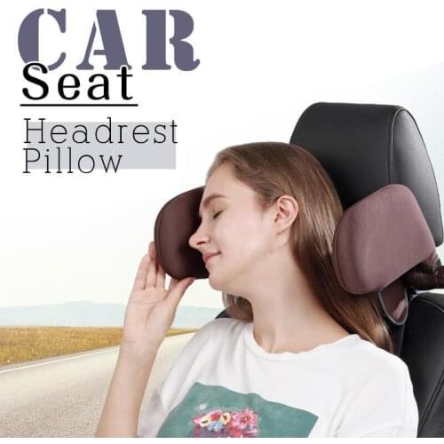 Car Seat Headrest Pillow Travel Rest Neck Pillow Support Solution for Kids Adults Children Auto Seat Head Cushion Neck Pillow